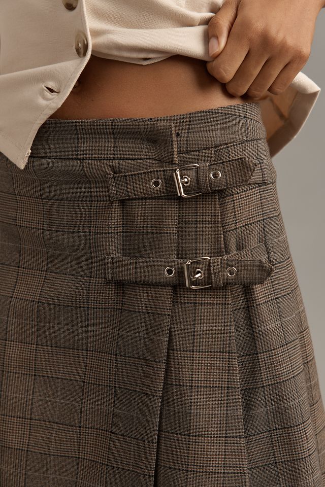 WAYF Pleated Mini Skirt #4