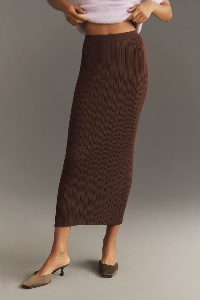 WAYF Rib Midi Skirt #1