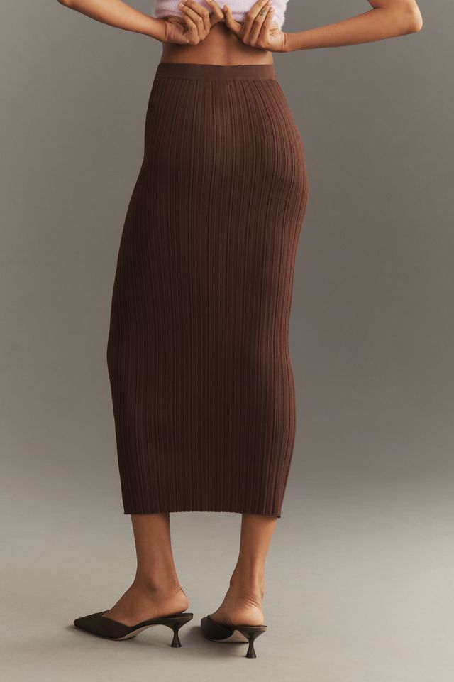 WAYF Rib Midi Skirt #3