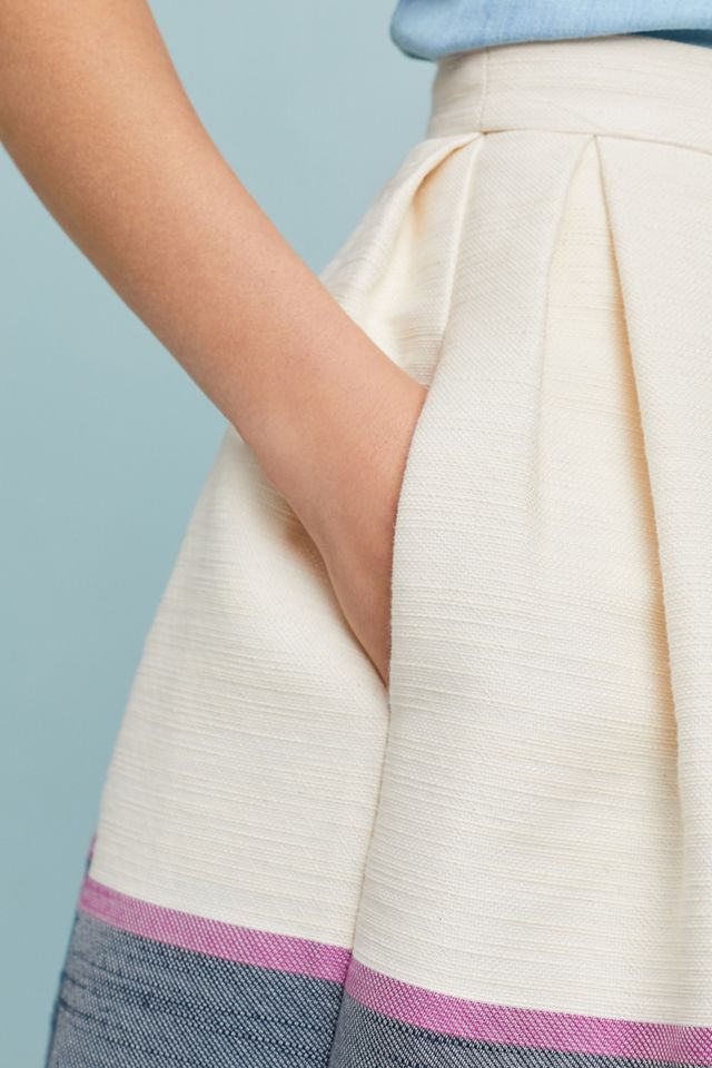 Varsity Striped Skirt #1