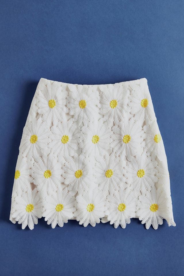 【NOICE】 W DAISY LACE SKIRT / 追跡付 Crush Flared Midi Skirt Pink Lace Print Online | Zimmermann