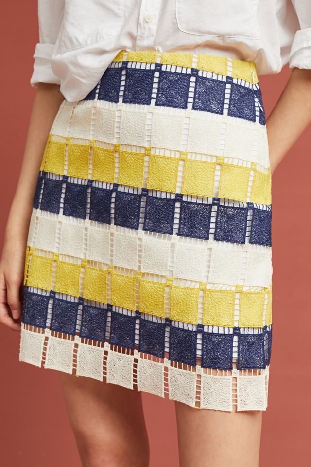 Graphic Lace Mini Skirt #2