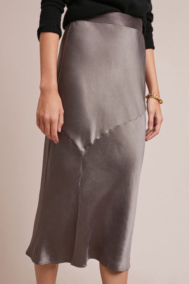 Bias Satin Skirt #1
