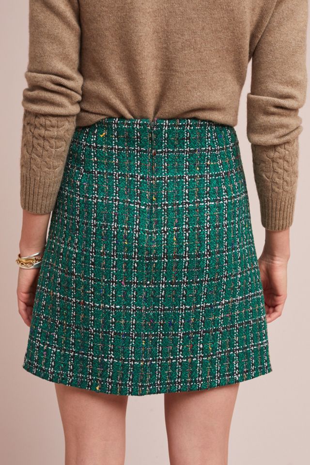 Windowpane Mini Skirt #1