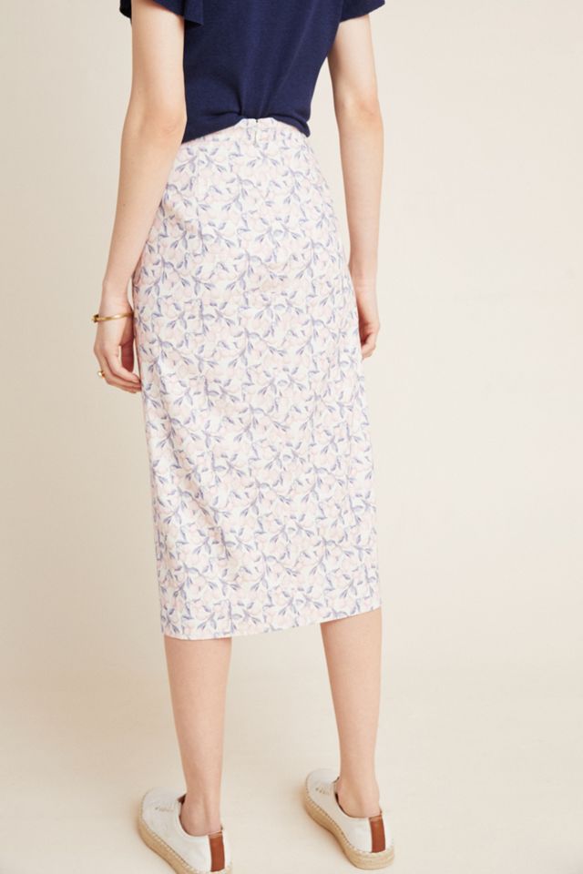Lemon Pencil Skirt #1