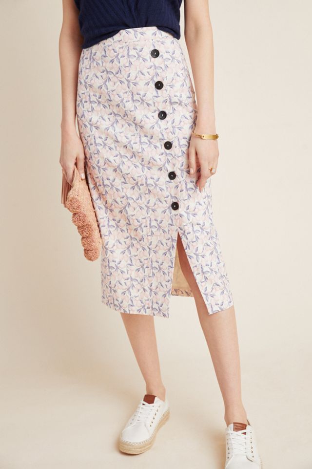 Lemon Pencil Skirt #2