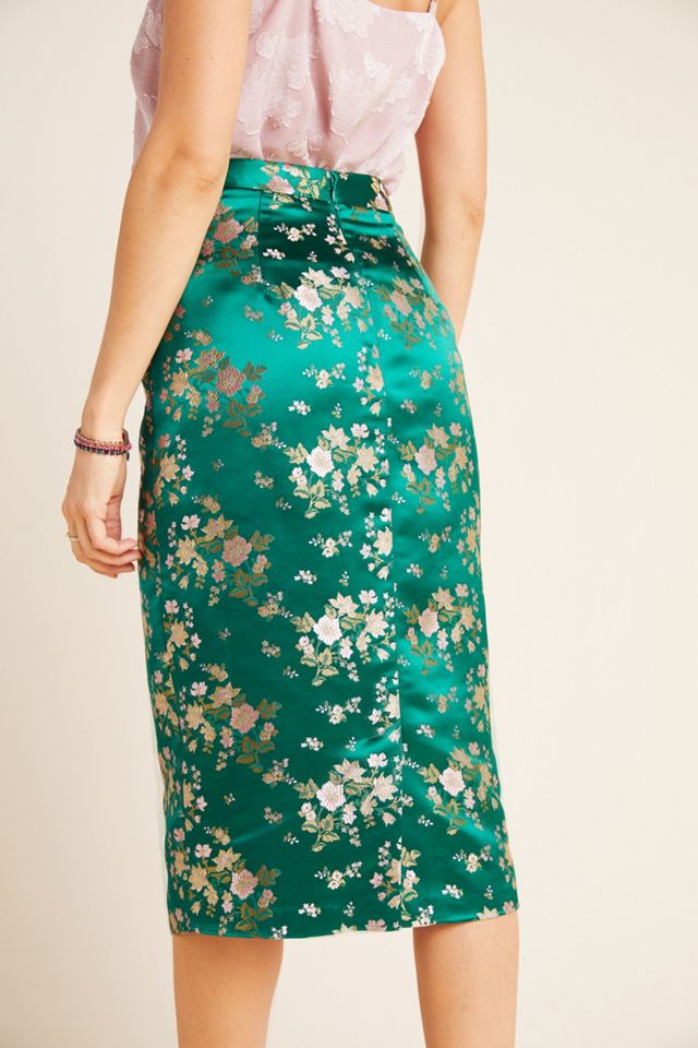 Renee Jacquard Pencil Skirt #1