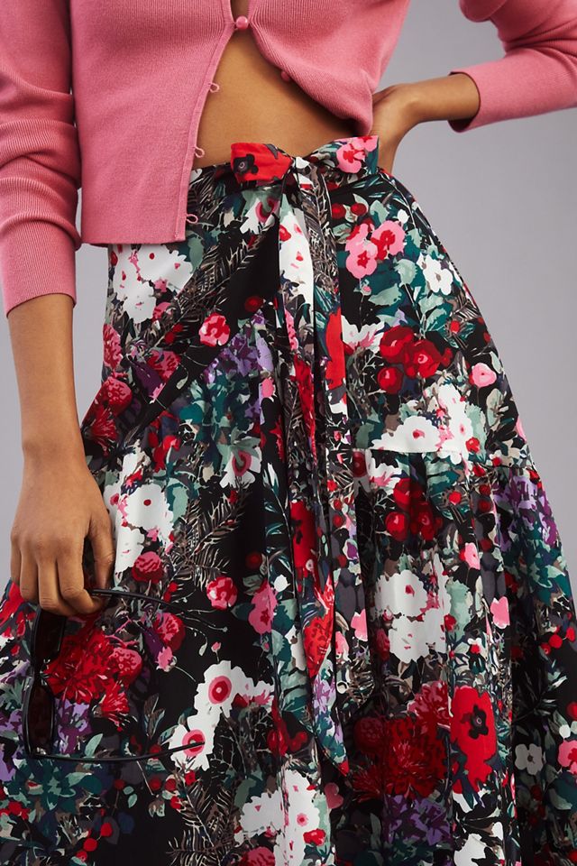 Hutch Printed Wrap Maxi Skirt #3