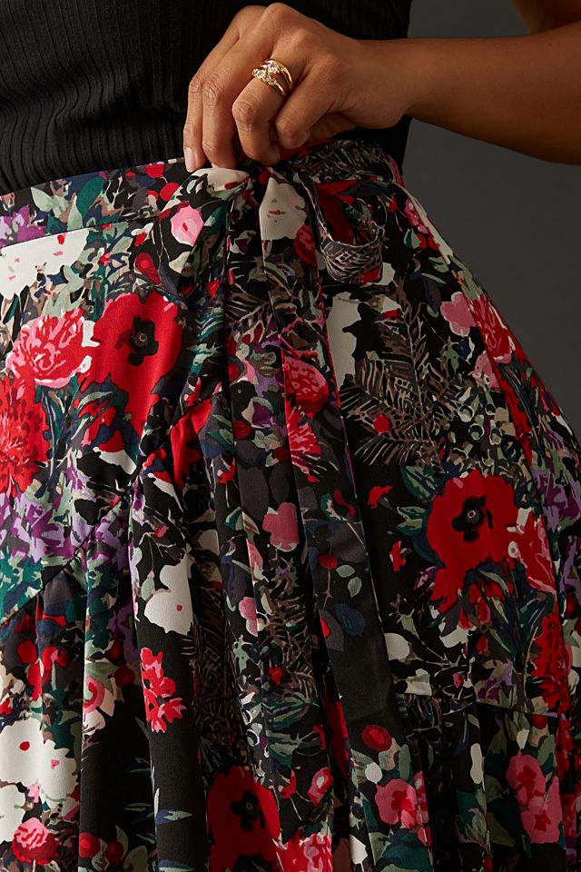 Hutch Printed Wrap Maxi Skirt #7