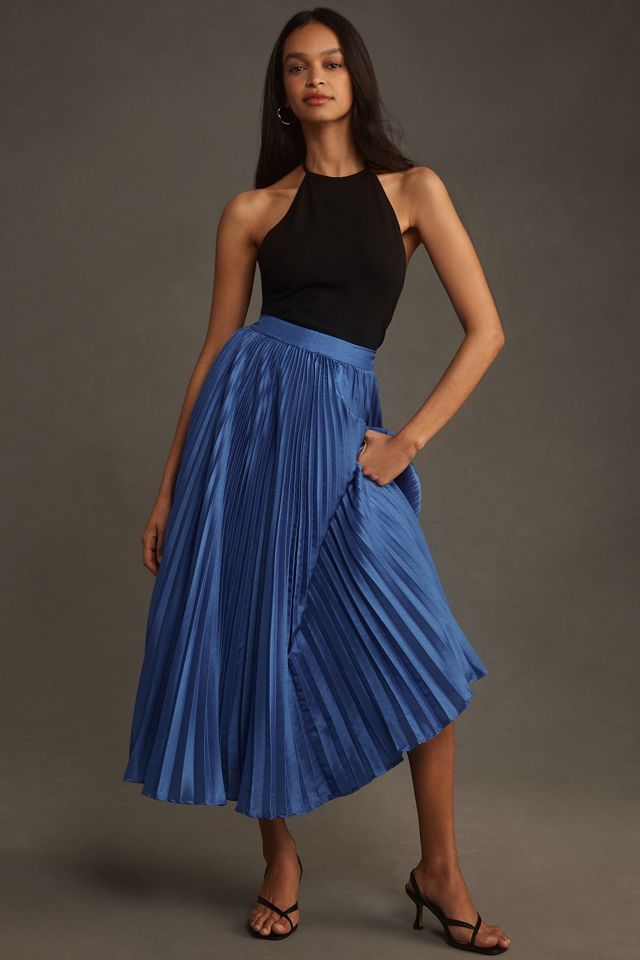 hutch pleated midi skirt 