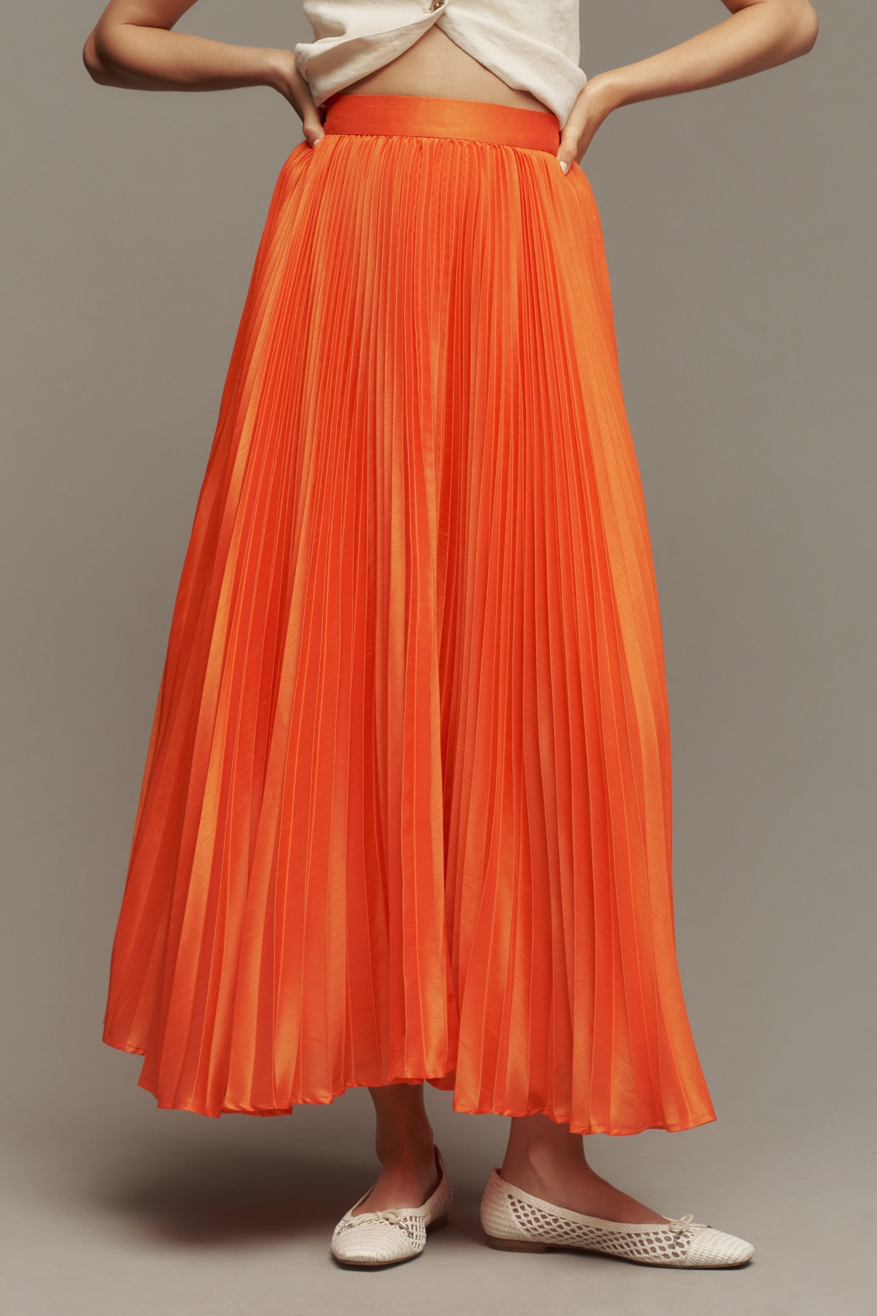 Hutch Pleated Maxi Skirt