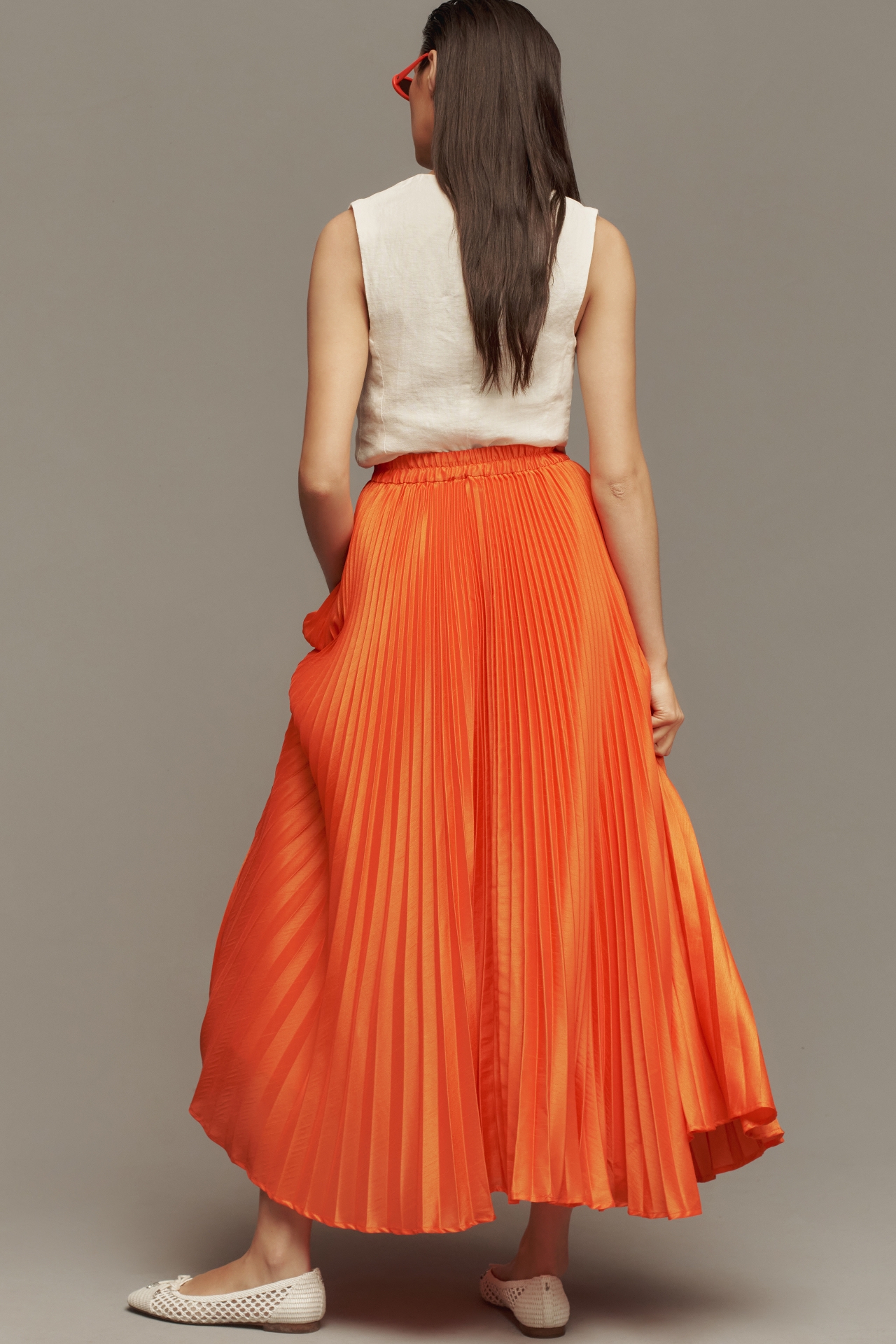 Hutch Pleated Maxi Skirt