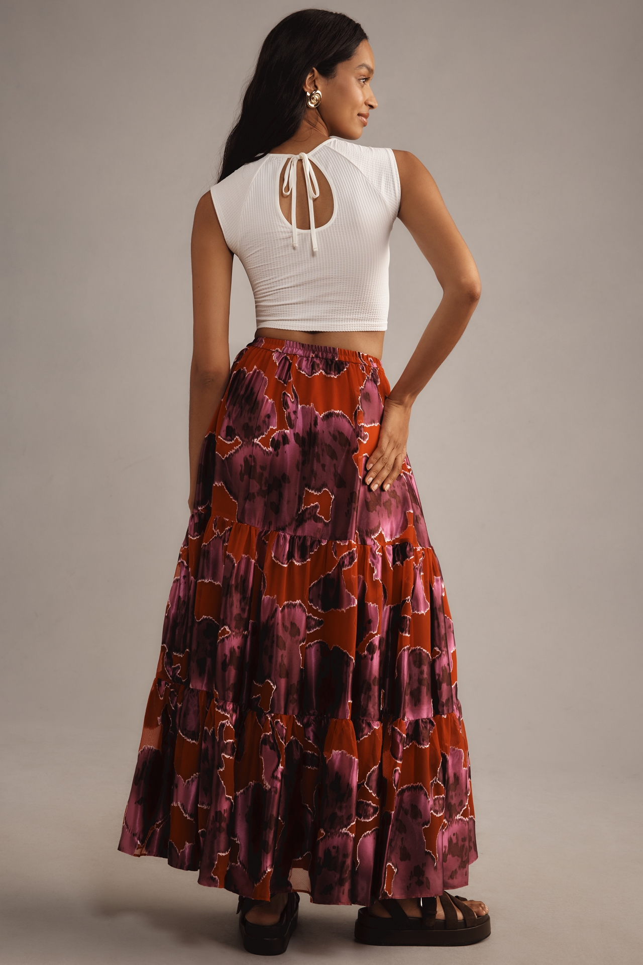 Hutch Tiered Maxi Skirt