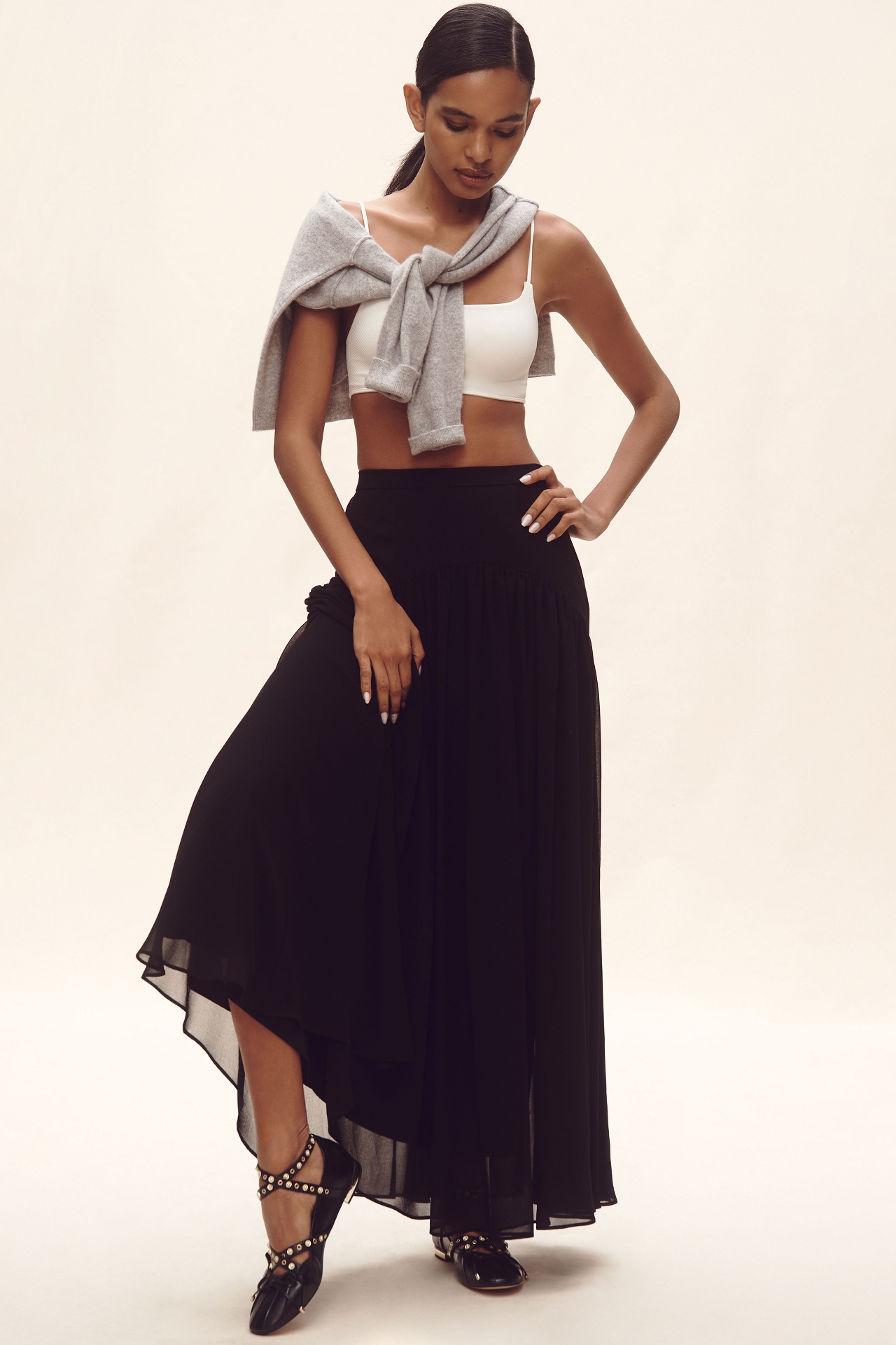 Hutch Drop-Waist Maxi Skirt