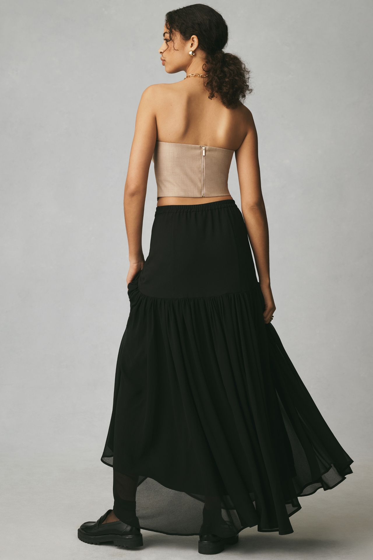 Hutch Drop-Waist Maxi Skirt