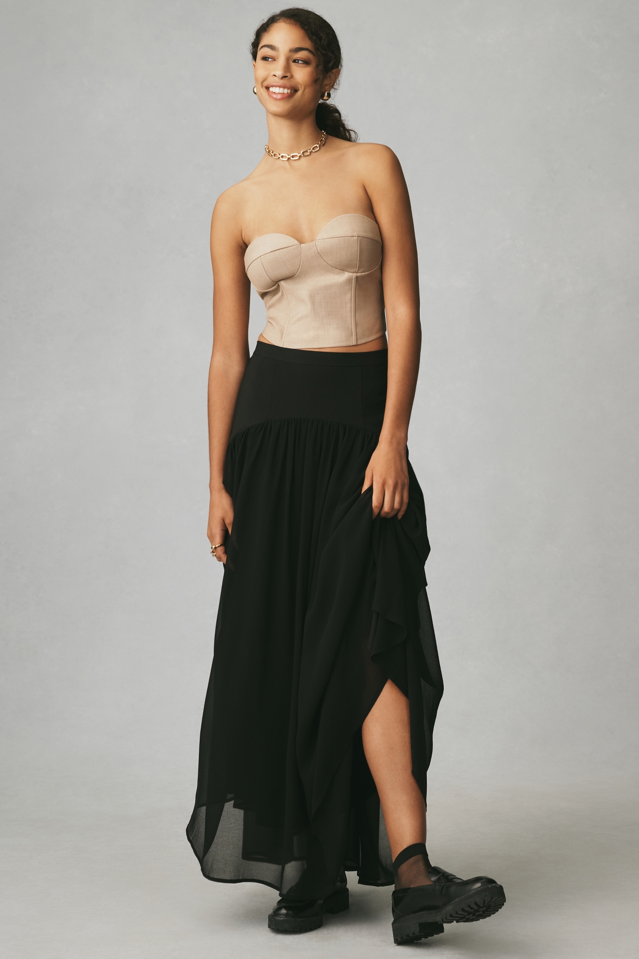 Hutch Drop-Waist Maxi Skirt