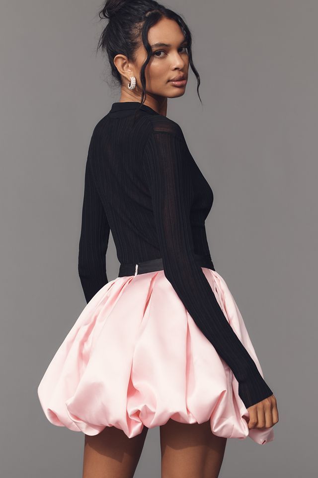 Hutch Full Pleated Bubble Mini Skirt #1