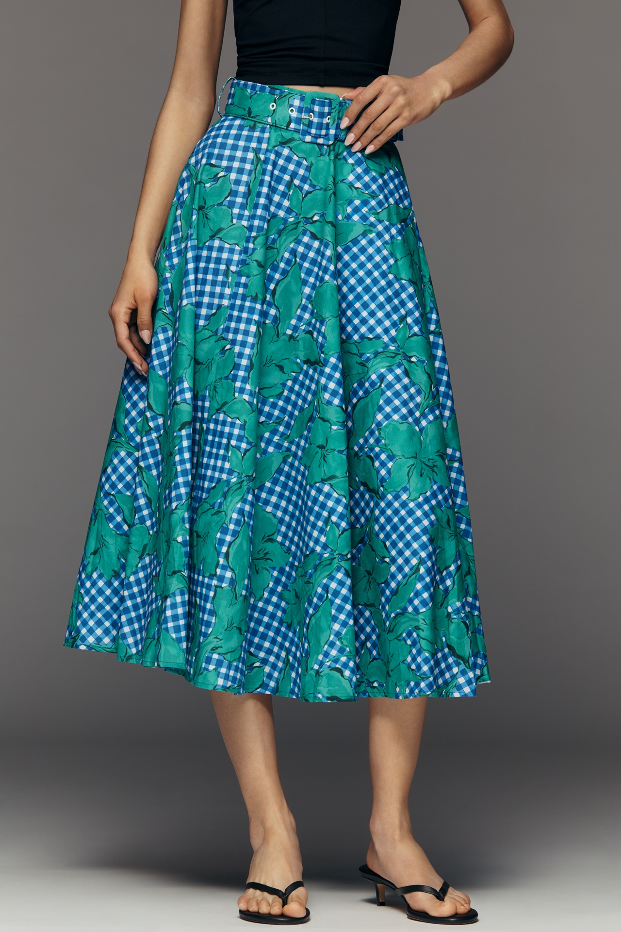 Hutch Rye Poplin Midi Skirt