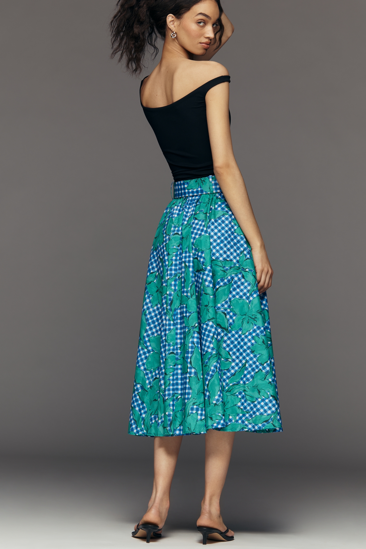 Hutch Rye Poplin Midi Skirt