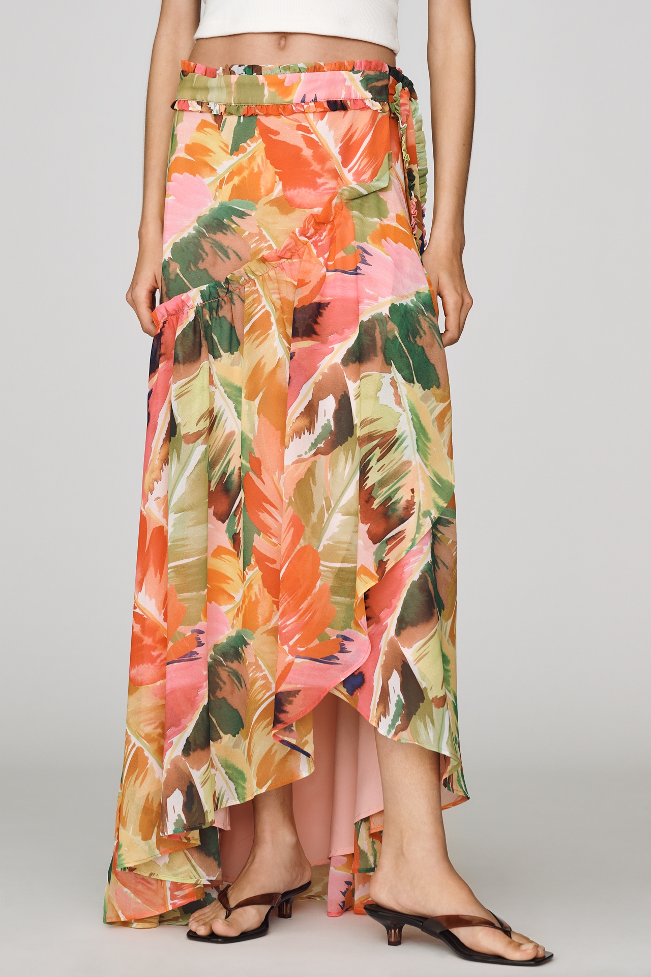 Hutch Ruffle Wrap Skirt