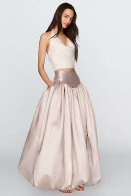 Hutch Bubble-Hem Maxi Skirt by Anthropologie