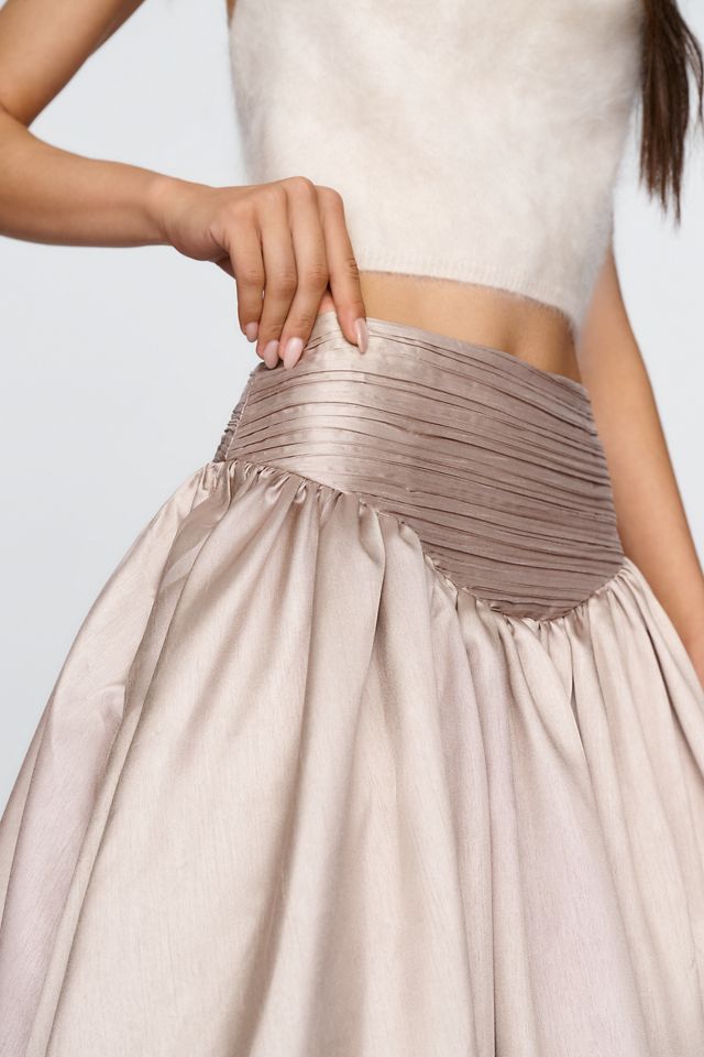 Hutch Bubble-Hem Maxi Skirt #4