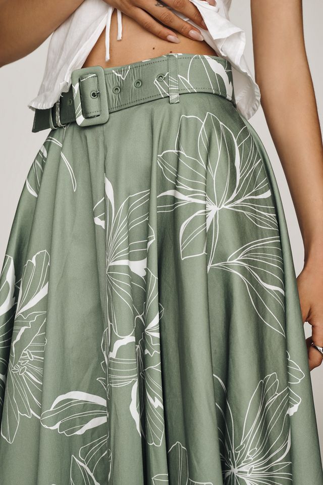 Hutch Belted Floral Skirt #3