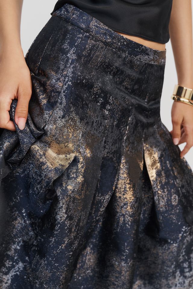 Hutch Metallic Jacquard Midi Skirt #2