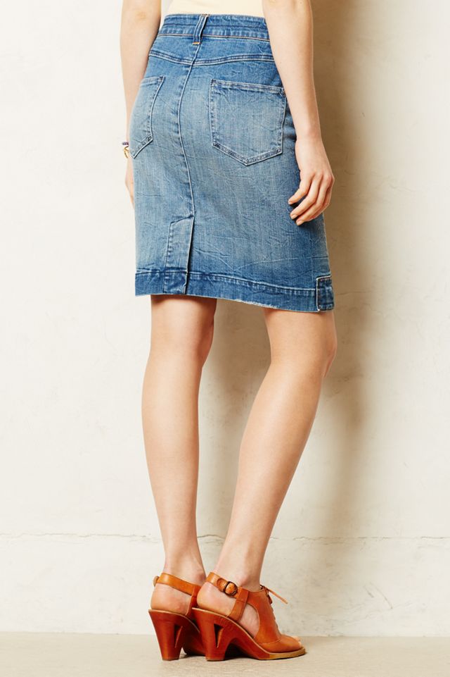 Pilcro Denim Pencil Skirt #1