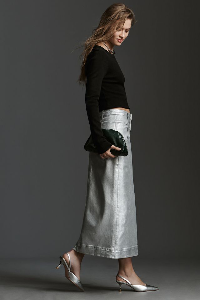 Pilcro Structured Column Midi Skirt #2