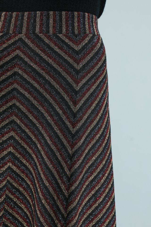 Chevron Shine Skirt #1