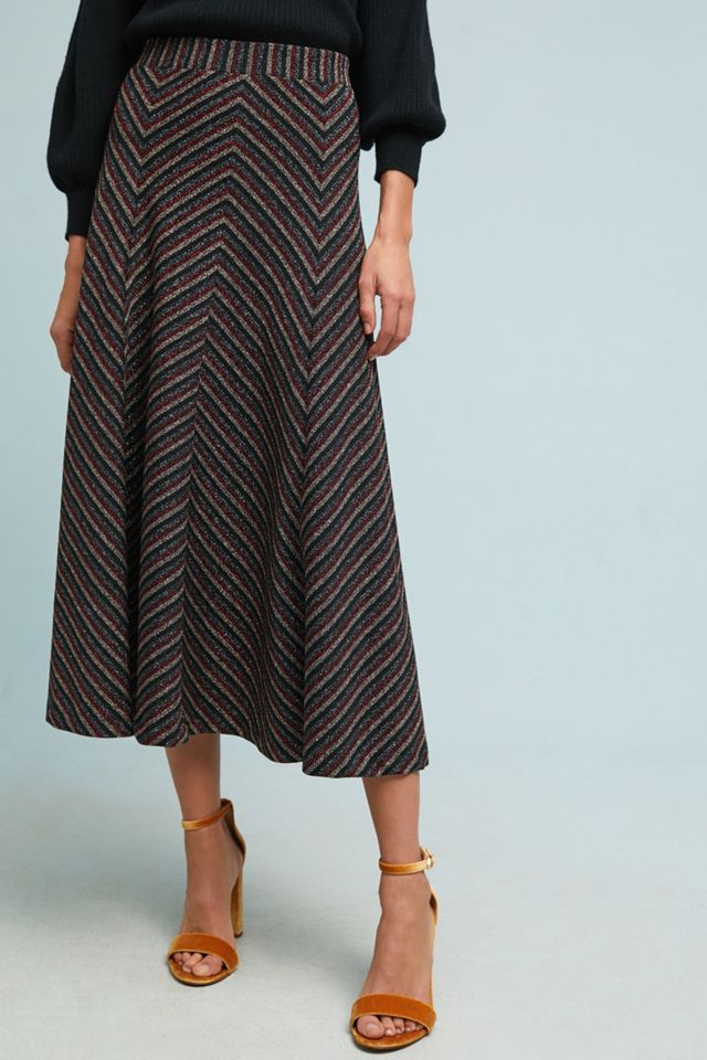 Chevron Shine Skirt #2