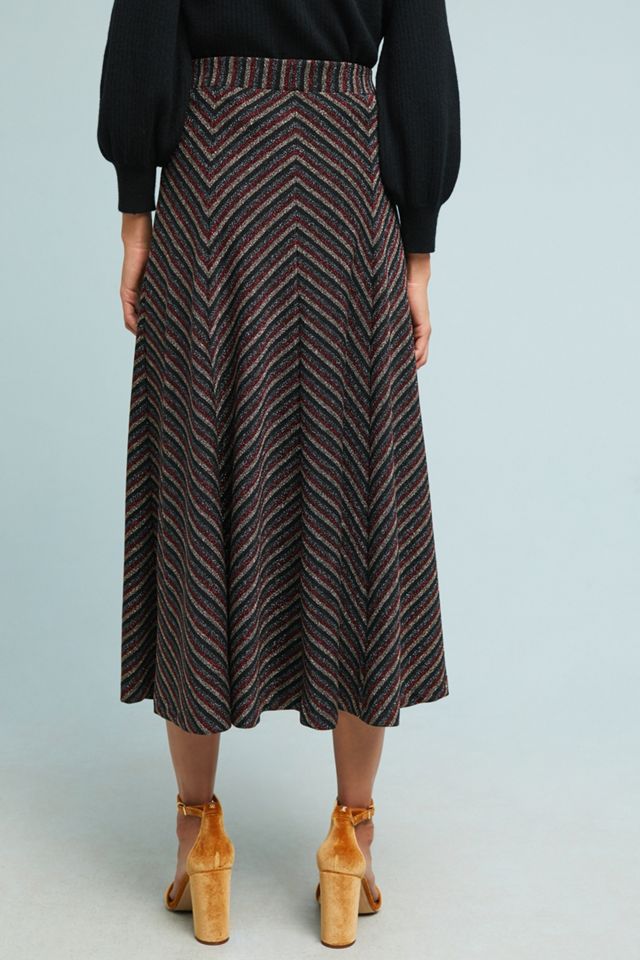 Chevron Shine Skirt #3