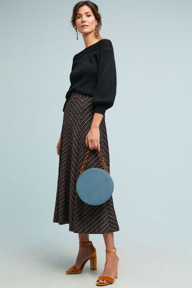 Chevron Shine Skirt