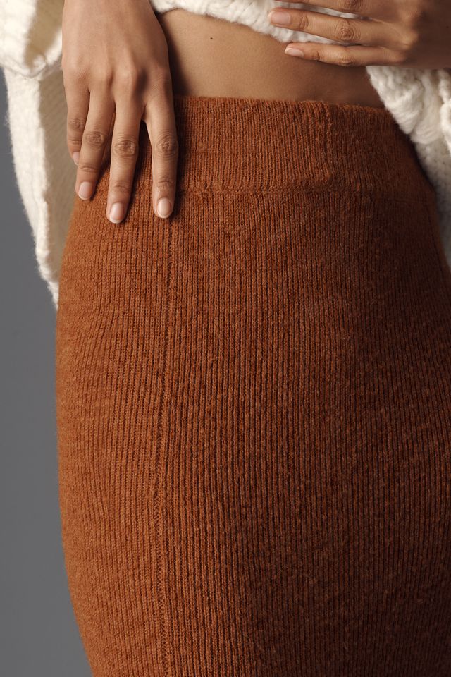 Maeve Fit & Flare Sweater Midi Skirt #2