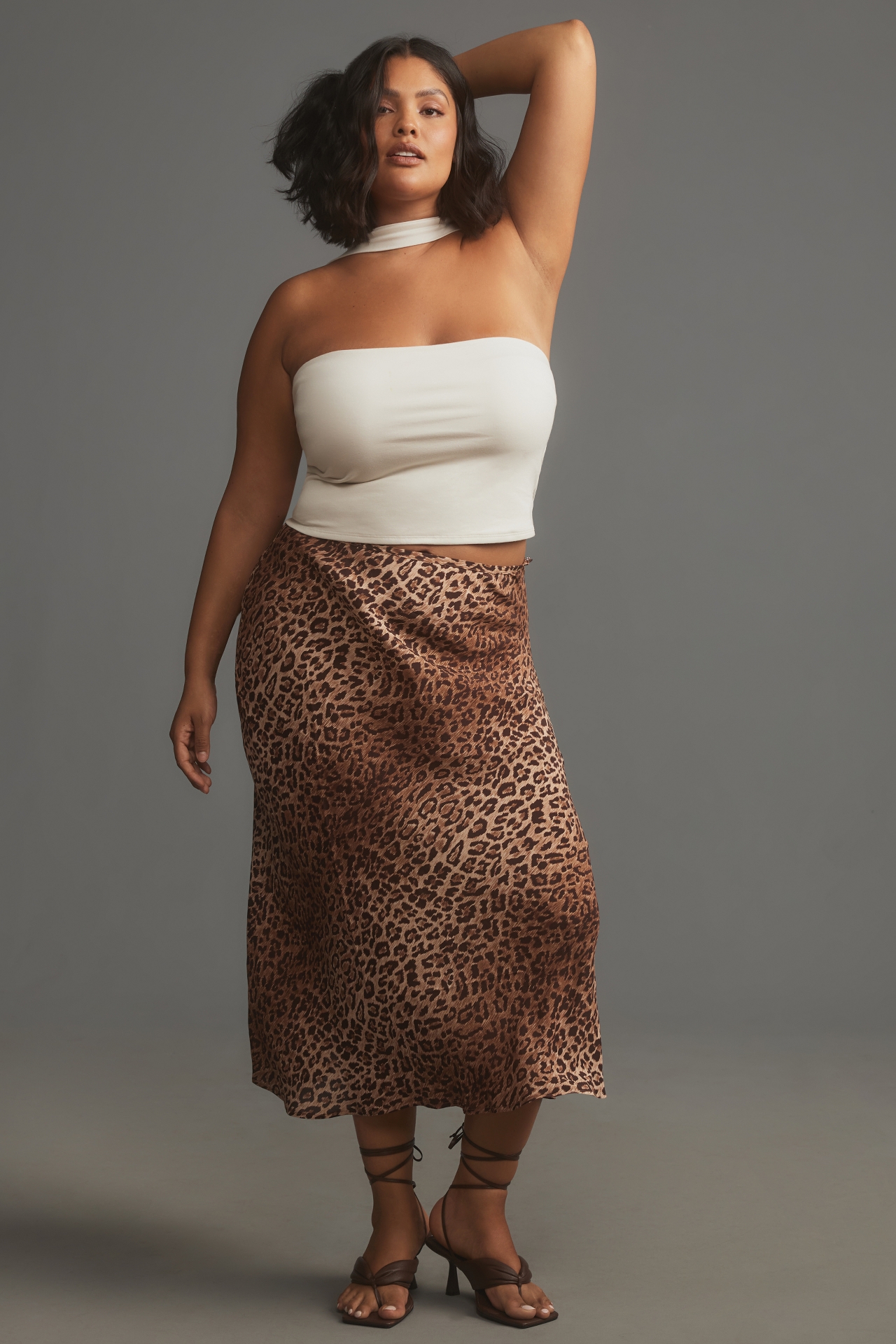 RIXO Kelly Midi Skirt