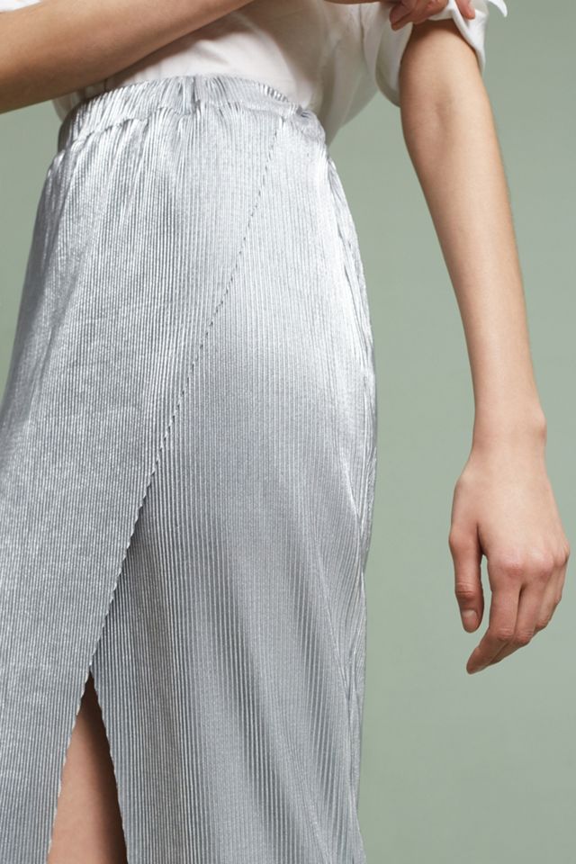 Ribbed Shimmer Skirt #1