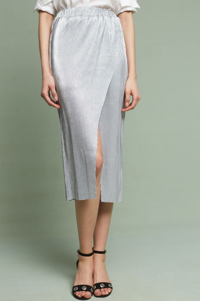 Ribbed Shimmer Skirt #2