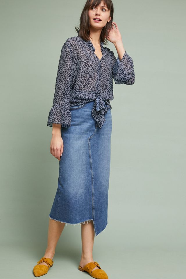 Pilcro Denim Midi Skirt #3