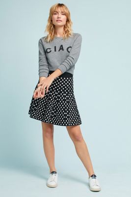 Polka Dot Mini Skirt
