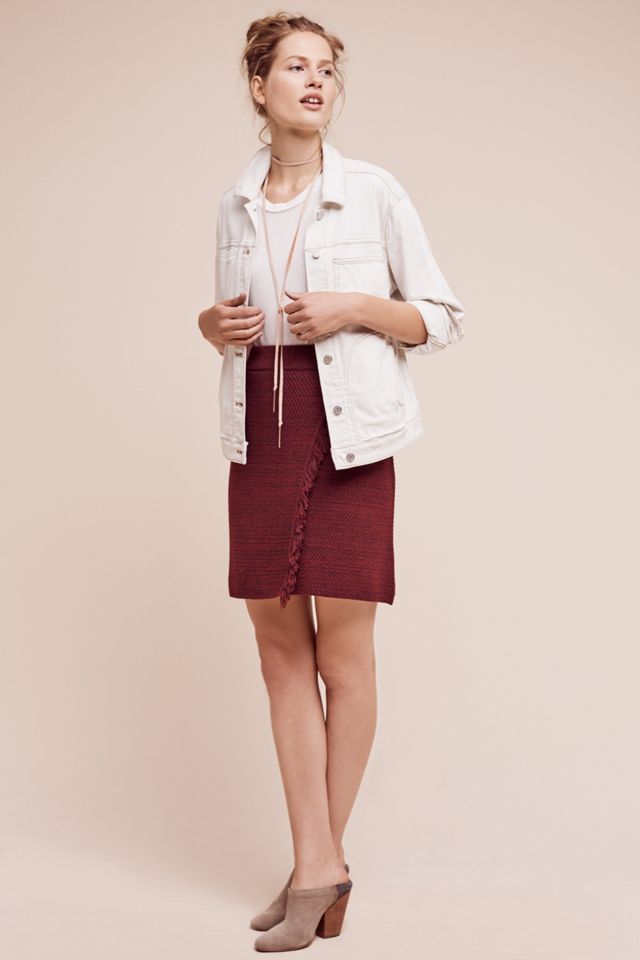 Fringed Arnhem Sweater Skirt #3