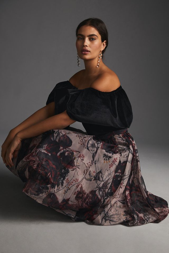 By Anthropologie Organza Bubble Skirt #1