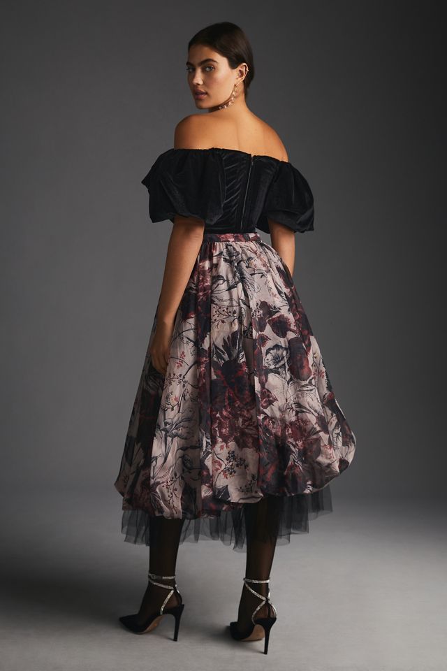 By Anthropologie Organza Bubble Skirt #4