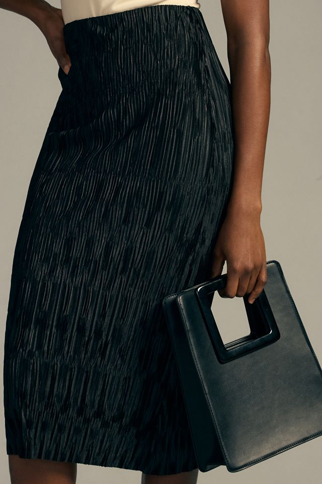 By Anthropologie Plissé Pencil Skirt #1