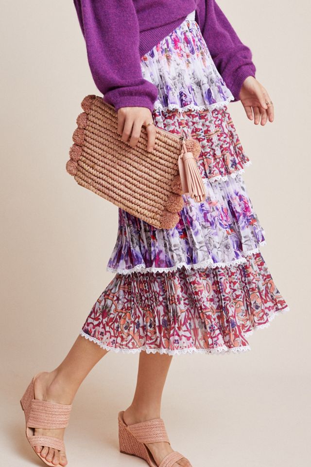 Carnival Tiered Midi Skirt #1