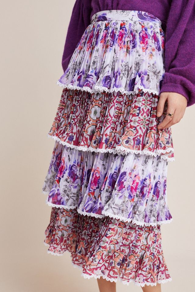 Carnival Tiered Midi Skirt #2