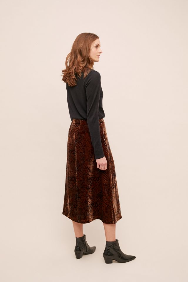 Just Female Aladi Leoparden-Print Samt Rock #1