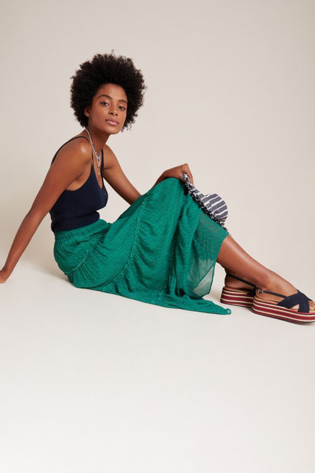 Maeve Phoebe Tiered Maxi Skirt #1