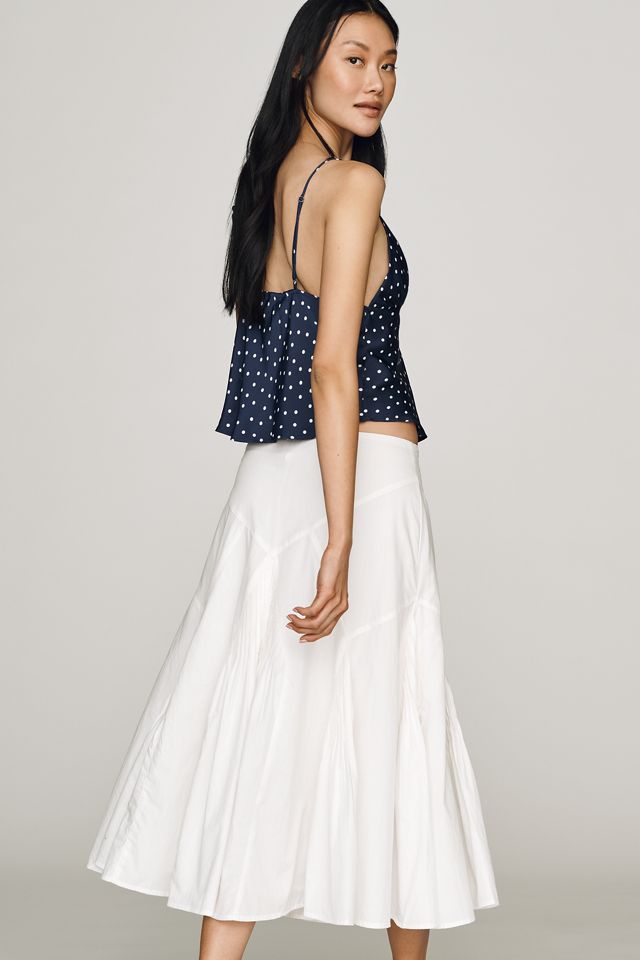 Maeve Pintuck Midi Skirt #2