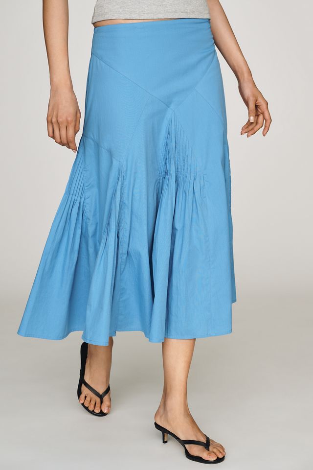 Maeve Pintuck Midi Skirt #1